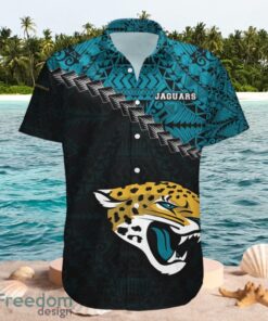 NFL Jacksonville Jaguars Big Logo Design Hawaiian Shirt