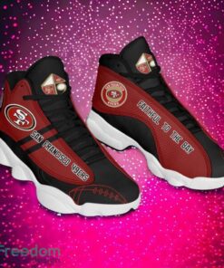 NFL San Francisco 49ers Logo Design Gift For Fans Air Jordan 13 Shoes