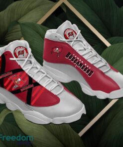 NFL Tampa Bay Buccaneers Logo Design White Red Shoes Gift For Fans Air Jordan 13