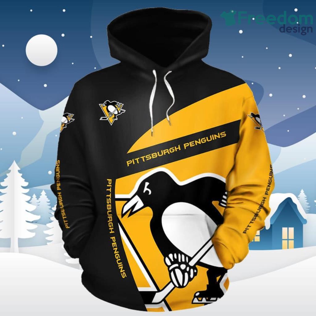 NHL Pittsburgh Penguins Pullover Hoodie 3D All Over Print For Fans Product Photo 1