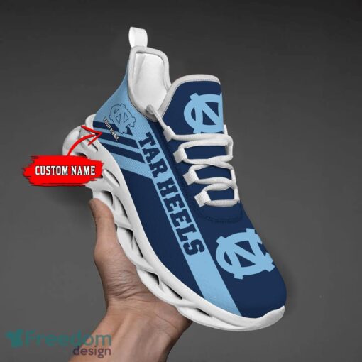 North Carolina Tar Heels Custom Name Personalize Max Soul Shoes Sport Sneakers Sport Gift Ideas Product Photo 1