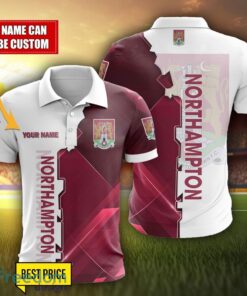 Northampton Town F.C Personalized Name 3D Polo Shirt