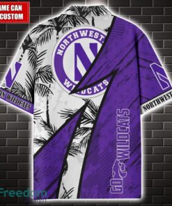 Northwestern Wildcats 3D Hawaii Shirt Custom Name Limited Edition Product Photo 2