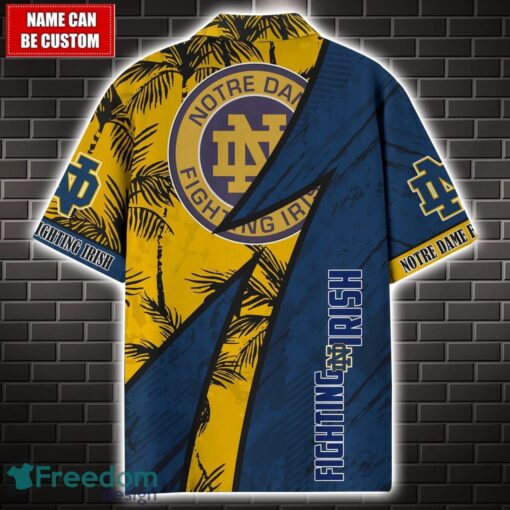 Notre Dame Fighting Irish 3D Hawaii Shirt Custom Name Limited Edition Product Photo 2