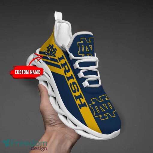 Notre Dame Fighting Irish Custom Name Personalize Max Soul Shoes Sport Sneakers Sport Gift Ideas Product Photo 1