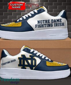 Notre Dame Fighting Irish NCAA AF1 Personalized Name Sneakers Air Force Shoes For Fans