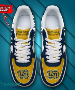 Notre Dame Fighting Irish NCAA AF1 Personalized Name Sneakers Air Force Shoes For Fans Product Photo 4