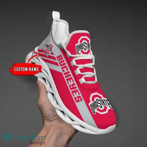 Ohio State Buckeyes Custom Name Personalize Max Soul Shoes Sport Sneakers Sport Gift Ideas Product Photo 1