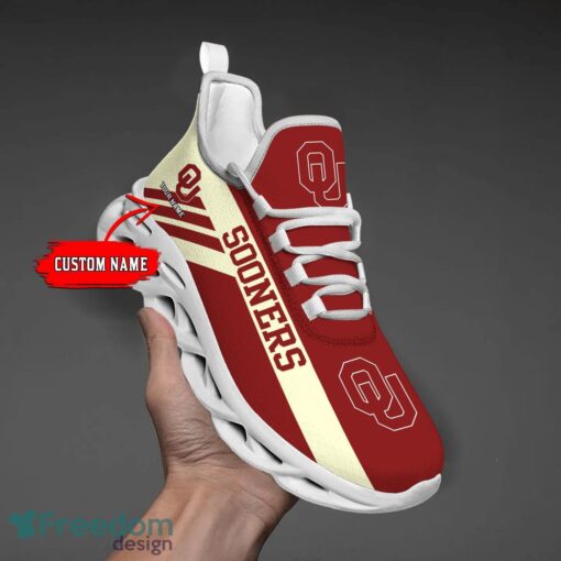 Oklahoma Sooners Custom Name Personalize Max Soul Shoes Sport Sneakers Sport Gift Ideas Product Photo 1