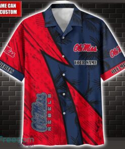 Ole Miss Rebels 3D Hawaii Shirt Custom Name Limited Edition