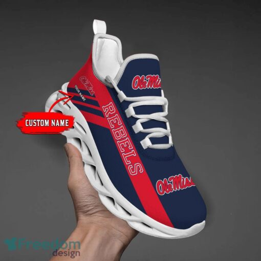 Ole Miss Rebels Custom Name Personalize Max Soul Shoes Sport Sneakers Sport Gift Ideas Product Photo 1