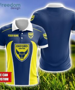 Oxford United F.C Polo Shirt Golf Lover Gift Ideas Custom Name Gift