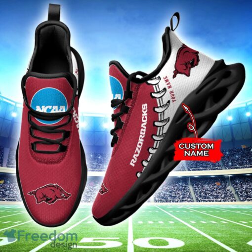 Personalized Arkansas Razorbacks NCAA Max Soul Shoes Sneakers For Men And Women Sport Gift Product Photo 2