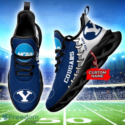 Personalized BYU Cougars NCAA Max Soul Shoes Sneakers For Men And Women Sport Gift Product Photo 2