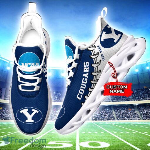 Personalized BYU Cougars NCAA Max Soul Shoes Sneakers For Men And Women Sport Gift Product Photo 1