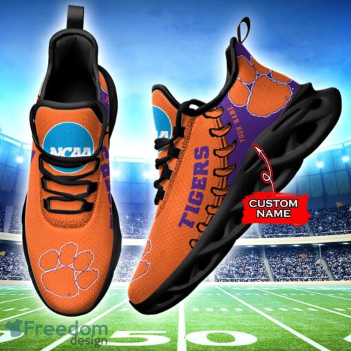 Personalized Clemson Tigers NCAA Max Soul Shoes Sneakers For Men And Women Sport Gift Product Photo 2