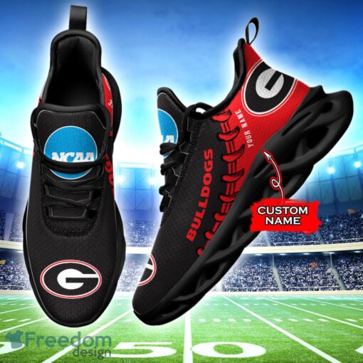 Personalized Georgia Bulldogs NCAA Max Soul Shoes Sneakers For Men And Women Sport Gift Product Photo 2