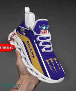 Personalized Gift Baltimore Ravens NFL Max Soul Shoes Sports Sneakers Men Women Product Photo 1