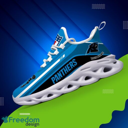 Personalized Gift Carolina Panthers NFL Max Soul Shoes Sports Sneakers Men Women Product Photo 3