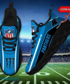 Personalized Gift Carolina Panthers NFL Max Soul Shoes Sports Sneakers Men Women Product Photo 4