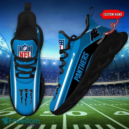 Personalized Gift Carolina Panthers NFL Max Soul Shoes Sports Sneakers Men Women Product Photo 4