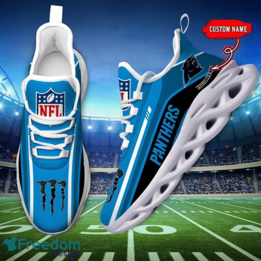 Personalized Gift Carolina Panthers NFL Max Soul Shoes Sports Sneakers Men Women Product Photo 5