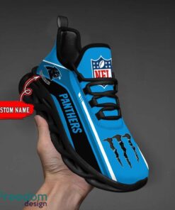 Personalized Gift Carolina Panthers NFL Max Soul Shoes Sports Sneakers Men Women Product Photo 6