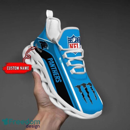 Personalized Gift Carolina Panthers NFL Max Soul Shoes Sports Sneakers Men Women Product Photo 1