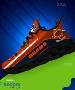 Personalized Gift Chicago Bears NFL Max Soul Shoes Sports Sneakers Men Women Product Photo 2