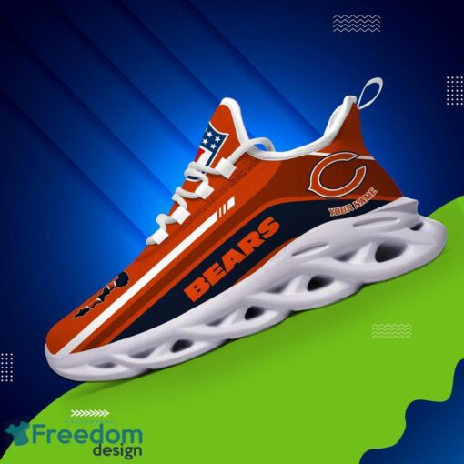 Personalized Gift Chicago Bears NFL Max Soul Shoes Sports Sneakers Men Women Product Photo 3