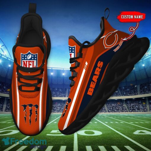 Personalized Gift Chicago Bears NFL Max Soul Shoes Sports Sneakers Men Women Product Photo 4