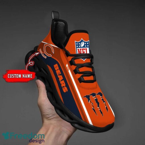 Personalized Gift Chicago Bears NFL Max Soul Shoes Sports Sneakers Men Women Product Photo 6