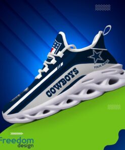 Personalized Gift Dallas Cowboys NFL Max Soul Shoes Sports Sneakers Men Women Product Photo 3