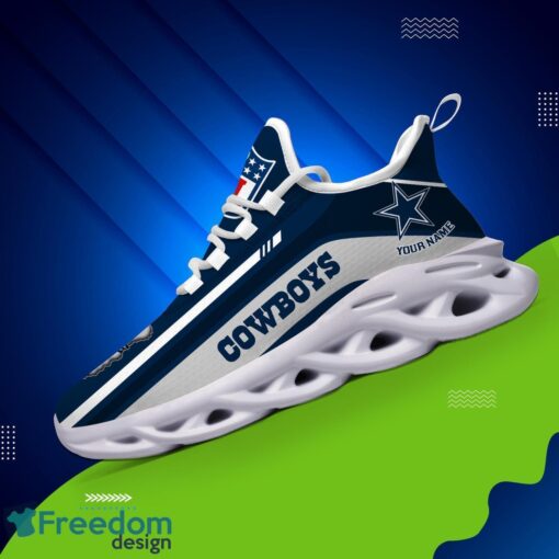 Personalized Gift Dallas Cowboys NFL Max Soul Shoes Sports Sneakers Men Women Product Photo 3