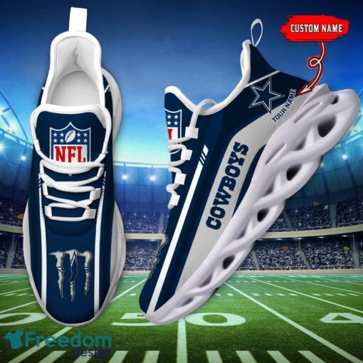 Personalized Gift Dallas Cowboys NFL Max Soul Shoes Sports Sneakers Men Women Product Photo 5