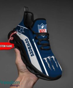 Personalized Gift Dallas Cowboys NFL Max Soul Shoes Sports Sneakers Men Women Product Photo 6