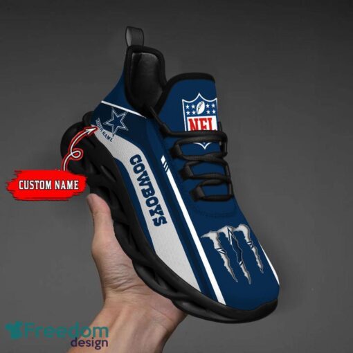 Personalized Gift Dallas Cowboys NFL Max Soul Shoes Sports Sneakers Men Women Product Photo 6