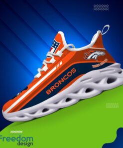 Personalized Gift Denver Broncos NFL Max Soul Shoes Sports Sneakers Men Women Product Photo 3