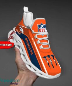 Personalized Gift Denver Broncos NFL Max Soul Shoes Sports Sneakers Men Women