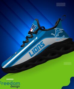 Personalized Gift Detroit Lions NFL Max Soul Shoes Sports Sneakers Men Women Product Photo 2