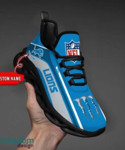Personalized Gift Detroit Lions NFL Max Soul Shoes Sports Sneakers Men Women Product Photo 6