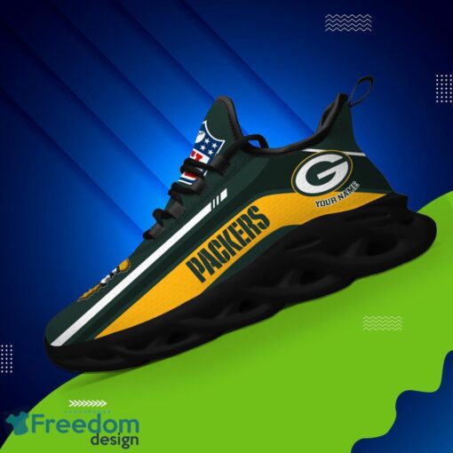 Personalized Gift Green Bay Packers NFL Max Soul Shoes Sports Sneakers Men Women Product Photo 2