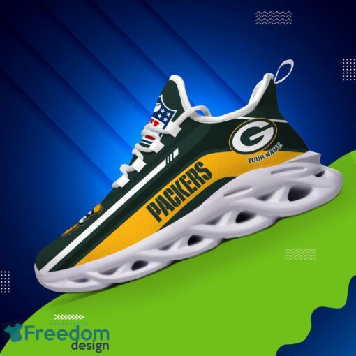 Personalized Gift Green Bay Packers NFL Max Soul Shoes Sports Sneakers Men Women Product Photo 3