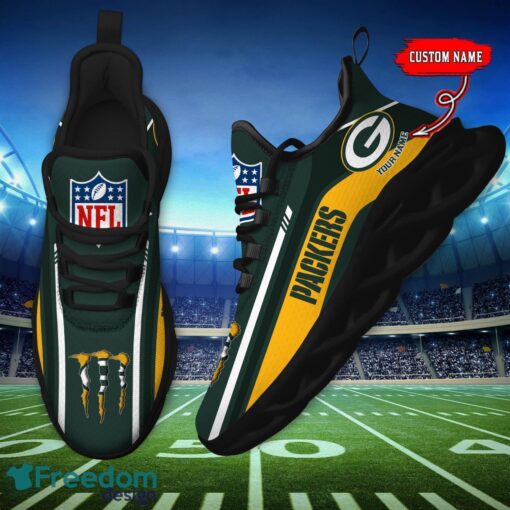 Personalized Gift Green Bay Packers NFL Max Soul Shoes Sports Sneakers Men Women Product Photo 4