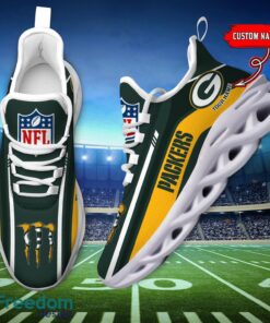 Personalized Gift Green Bay Packers NFL Max Soul Shoes Sports Sneakers Men Women Product Photo 5