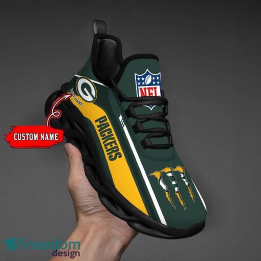 Personalized Gift Green Bay Packers NFL Max Soul Shoes Sports Sneakers Men Women Product Photo 6