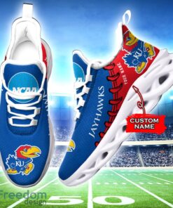 Personalized Kansas Jayhawks NCAA Max Soul Shoes Sneakers For Men And Women Sport Gift Product Photo 1