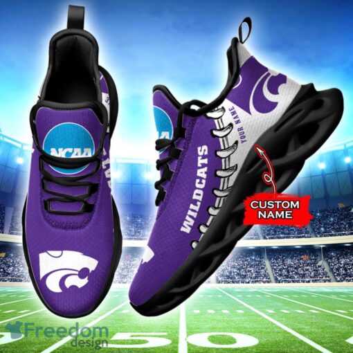 Personalized Kansas State Wildcats NCAA Max Soul Shoes Sneakers For Men And Women Sport Gift Product Photo 2