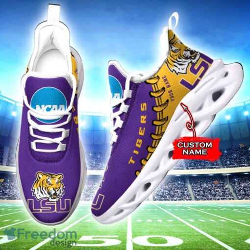 Personalized LSU Tigers NCAA Max Soul Shoes Sneakers For Men And Women Sport Gift Product Photo 1