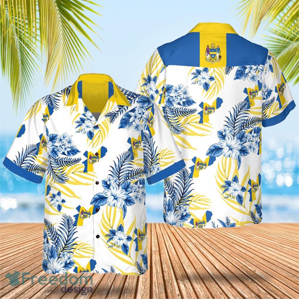 Philadelphia Proud Hawaiian Shirt Tropical Button Down Shirt Dude Gift Ideas - Philadelphia Proud Hawaiian Shirt Tropical Button Down Shirt Dude Gift Ideas